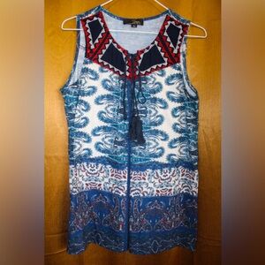 Suzanne Betro Sleeveless tank top size large